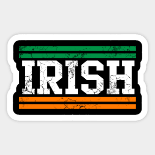 Irish Ireland Flag St Patricks Day Family Heritage Sticker